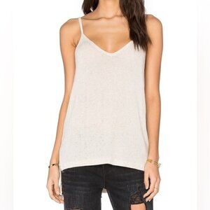 LNA Revolve Cabo Tank Top V-neck Side Slit Knit Size XS